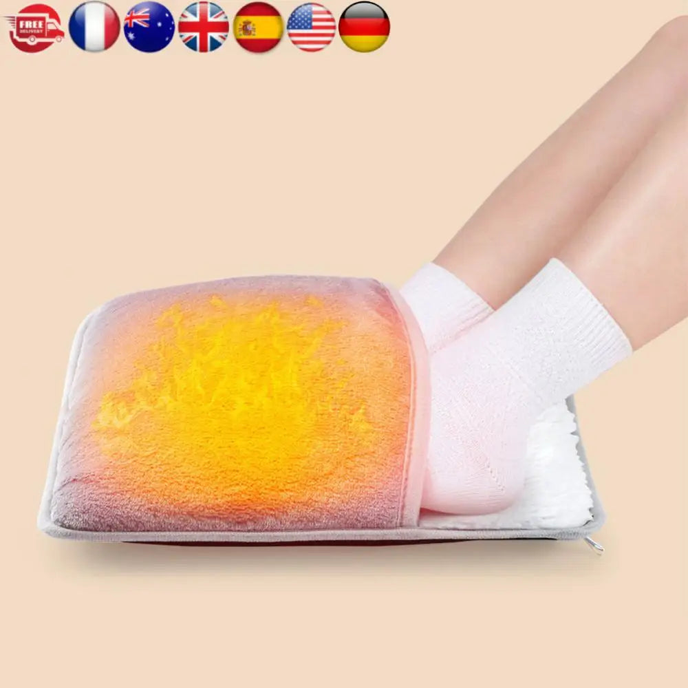 Electric Foot Heating Pad – Soft Heated Foot Warmer Pad