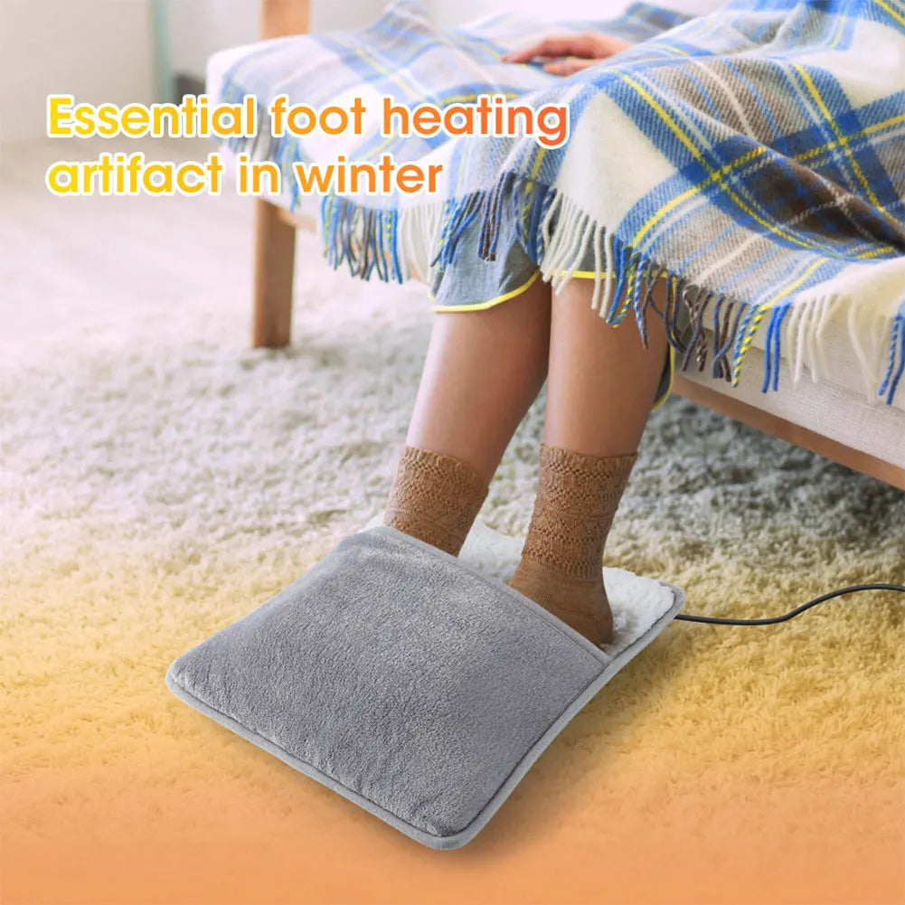 Electric Foot Heating Pad – Soft Heated Foot Warmer Pad