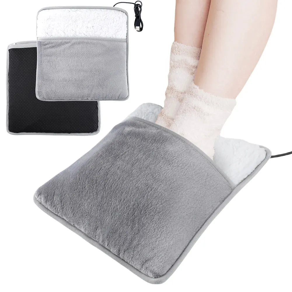 Electric Foot Heating Pad – Soft Heated Foot Warmer Pad