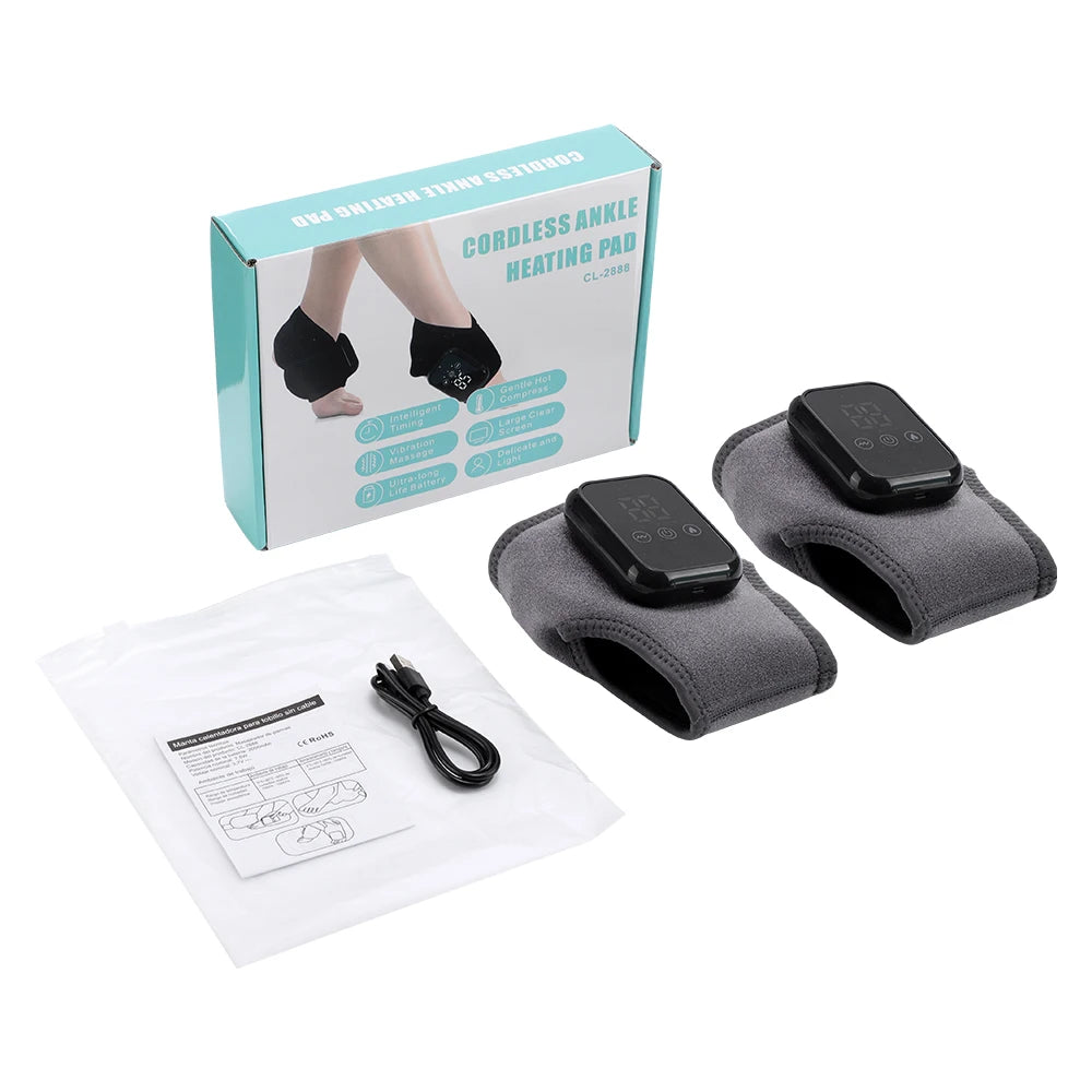 FlexiPulse™ Ankle Recovery System – Smart Air Compression Massager for Achilles Tendon Relief & Circulation Boost