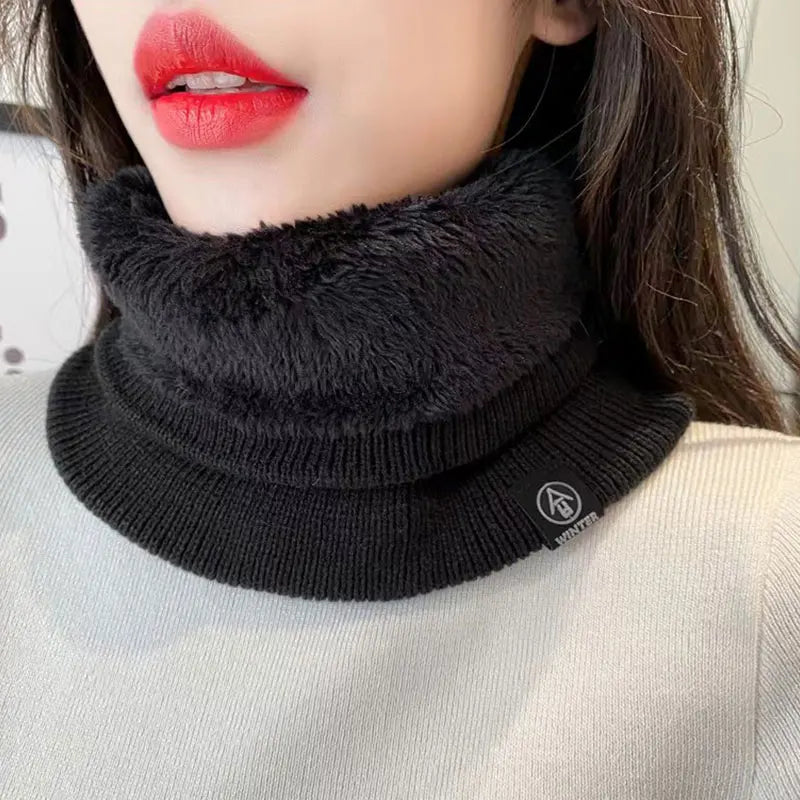 Thick Knitted Winter Scarf - Cashmere-Like Ring Snood