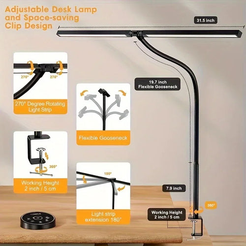 24-Watt LED Desk Lamp for Home Office