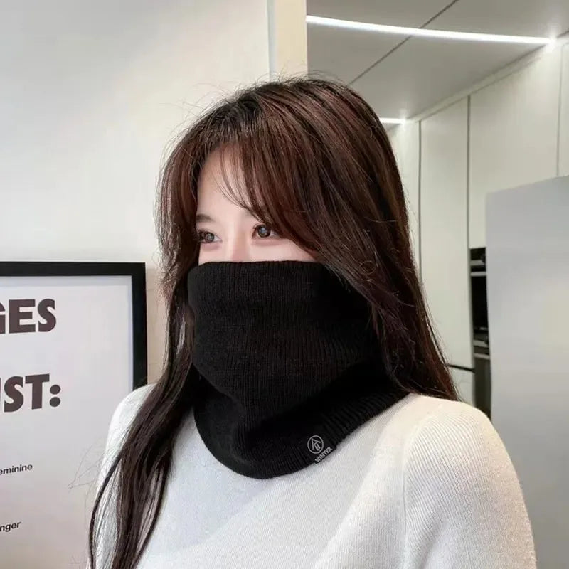 Thick Knitted Winter Scarf - Cashmere-Like Ring Snood