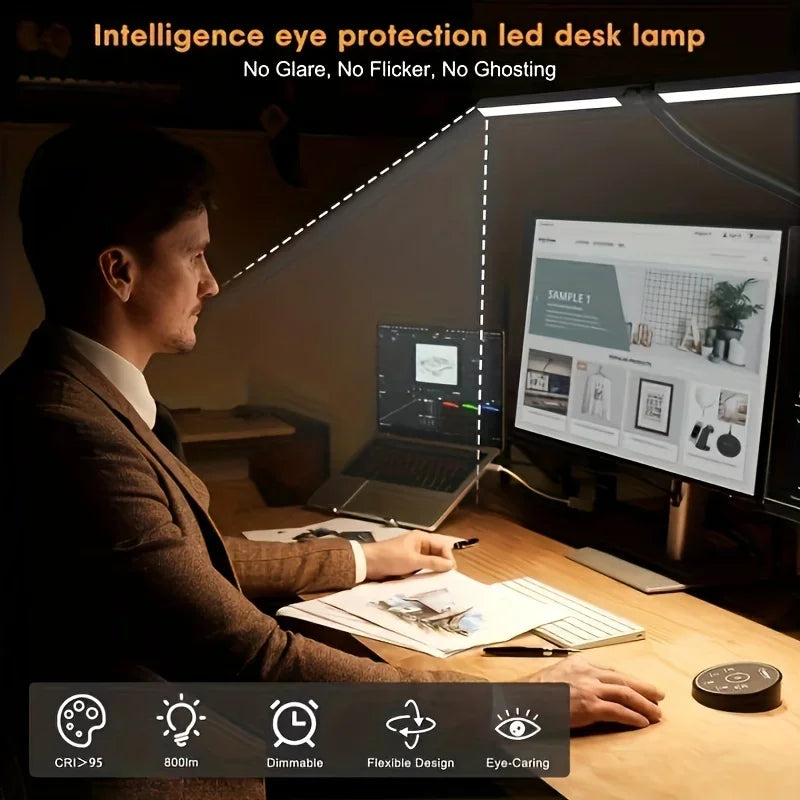 24-Watt LED Desk Lamp for Home Office