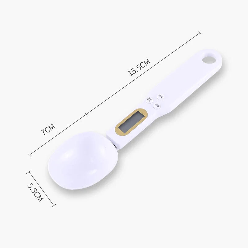 Kitchya Digital Spoon Scale 0.1g–500g – Mini LCD Measuring Spoon for Coffee, Flour & Baking
