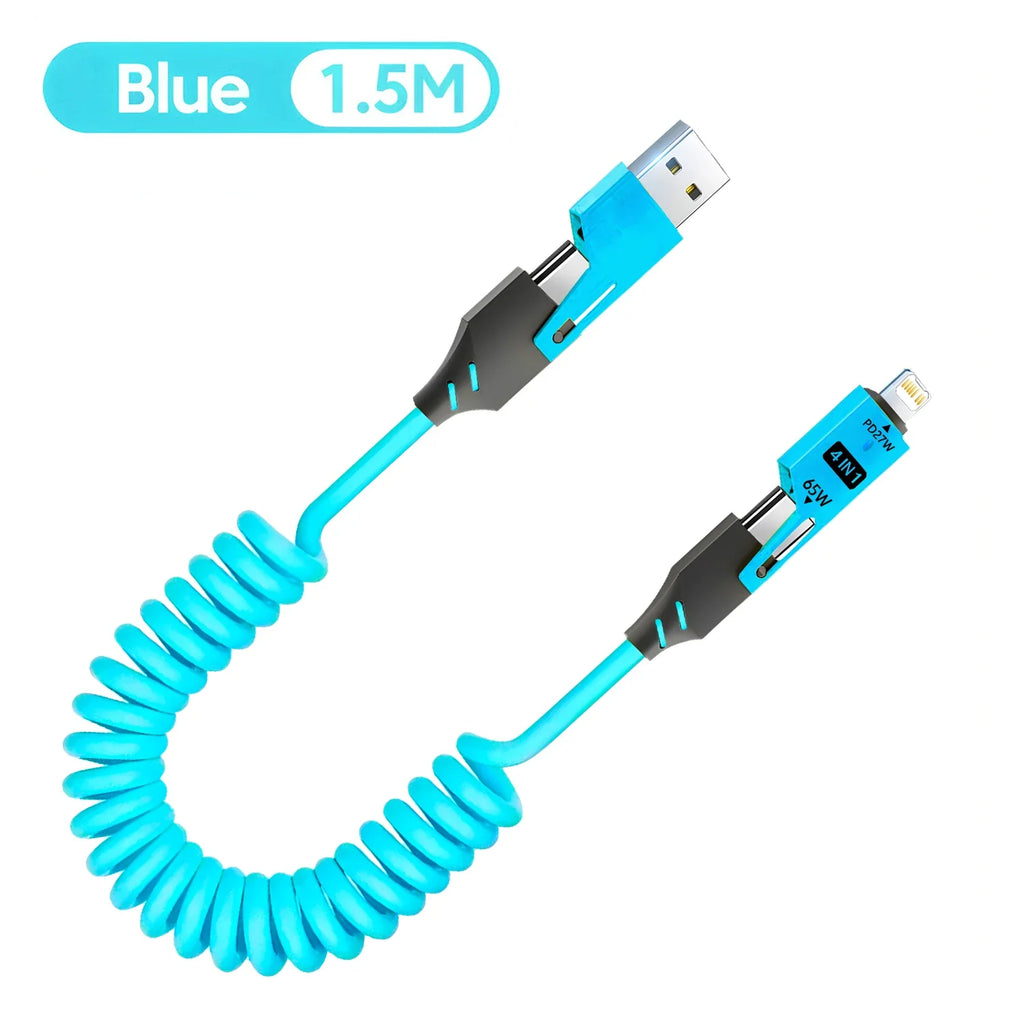 Zinc Alloy 4-in-1 USB-C Cable