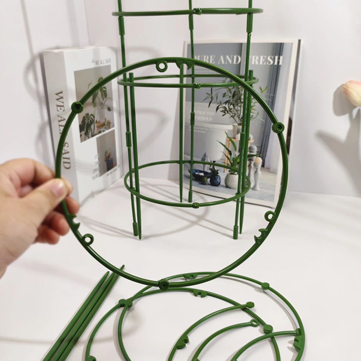 No-Fuss Plant Supports – Perfect for Flowers, Fruits & Veggies!