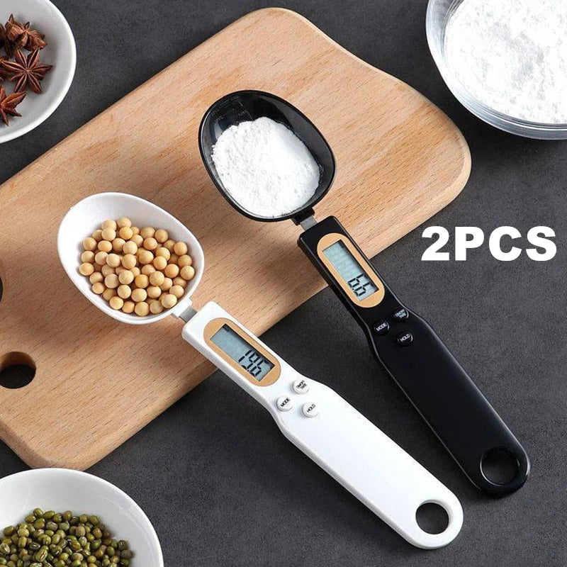 Kitchya Digital Spoon Scale 0.1g–500g – Mini LCD Measuring Spoon for Coffee, Flour & Baking